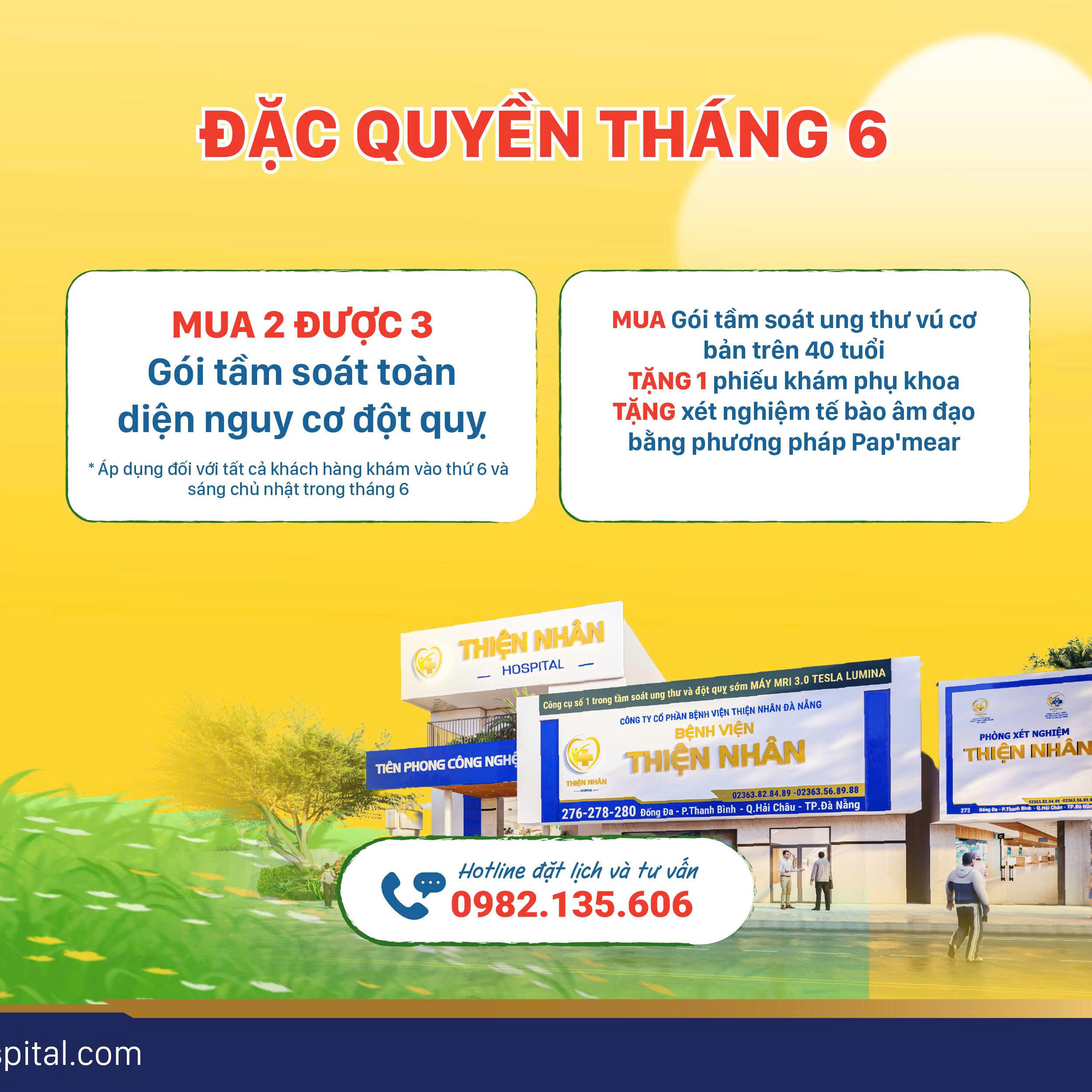 Chào hè khỏe mạnh – Ưu đãi hấp dẫn tháng 6 tại Thiện Nhân Đà Nẵng